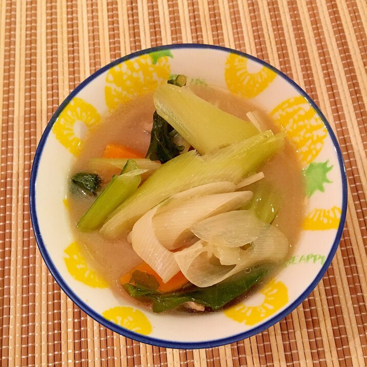 ありもの野菜の具沢山豚汁